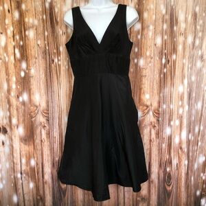 Donna Ricco New York 100% Silk Black Sleeveless Dress
